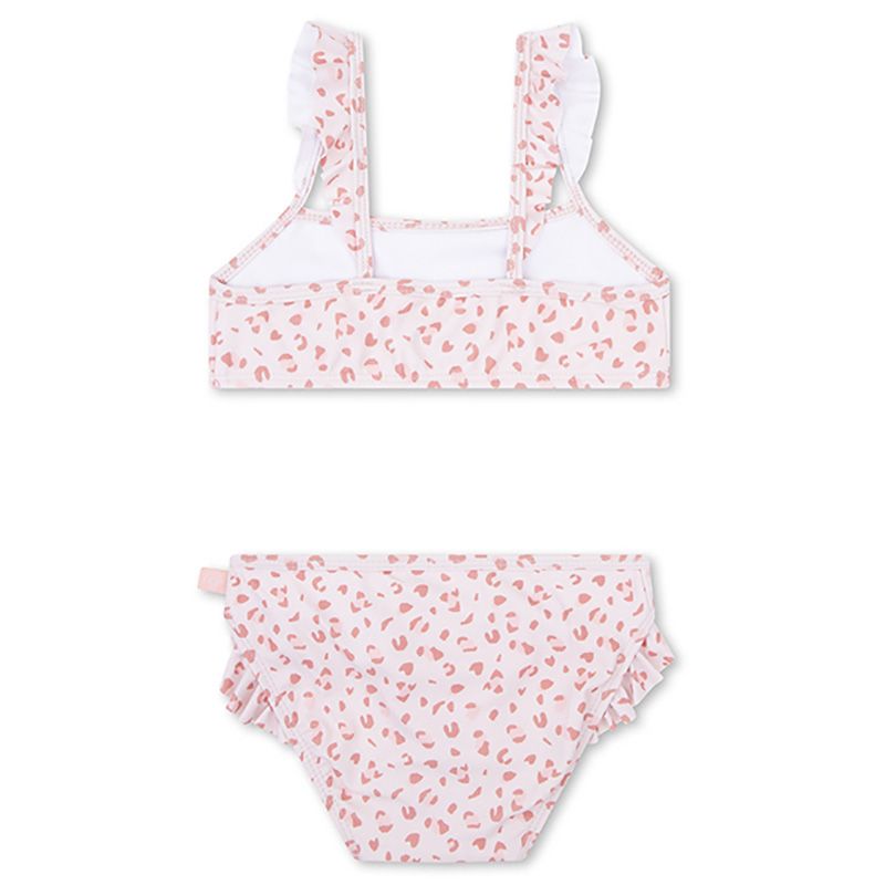 Swim Essentials - 2Pc-Set - Leopard All Over Girls Bikini - Pastel Pink