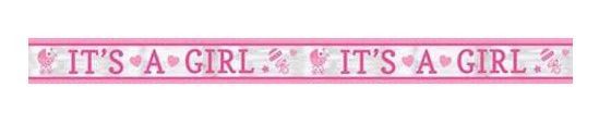 Baby Girl Foil Banner