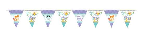 Woodland Welcome Baby Pennant Banner