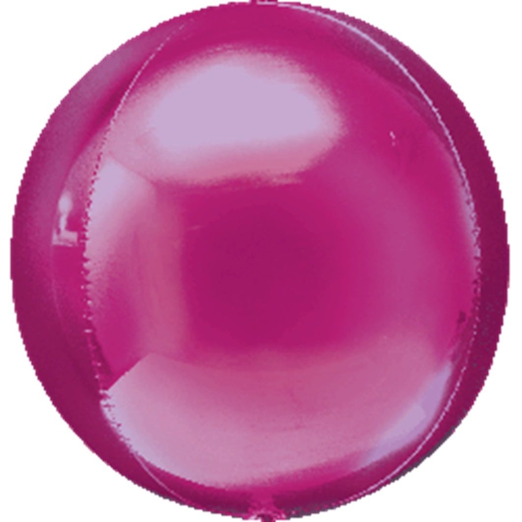 Circle Bright Pink Balloon - 1pc