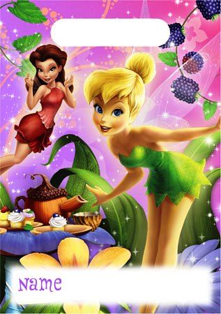 Tinkerbell Favor Bags (8 Pieces)