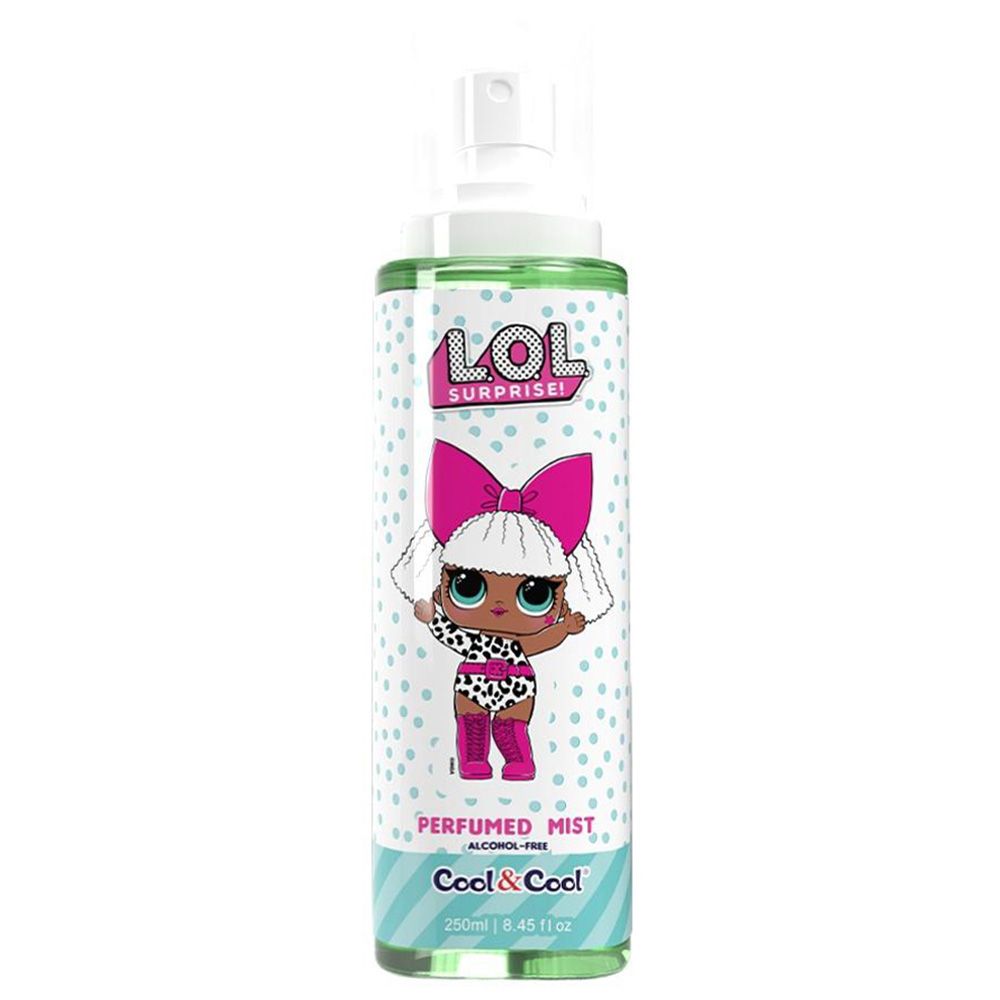 Cool & Cool - LOL Surprise Diva Alcohol Free Kids Perfumed Mist - 250ml