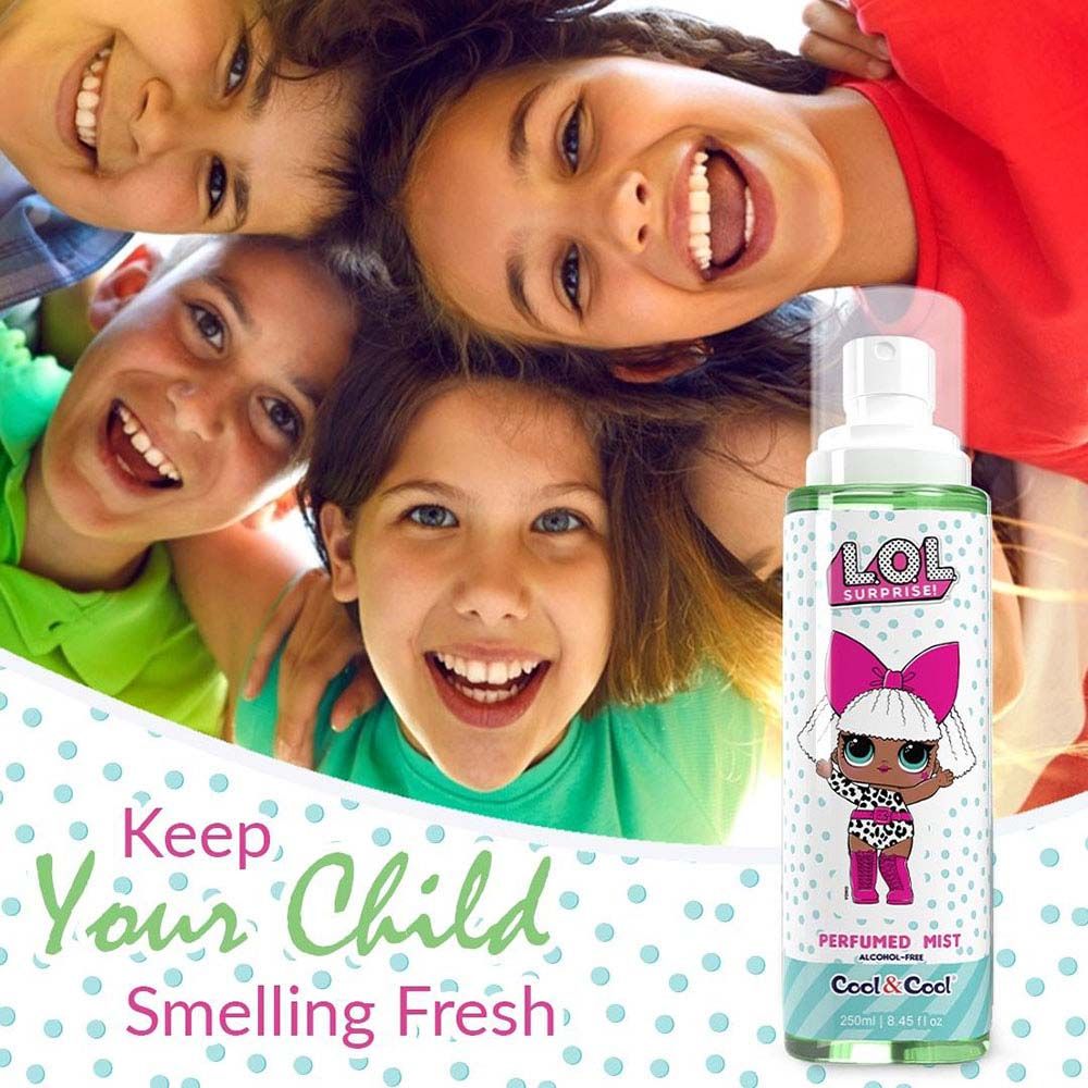 Cool & Cool - LOL Surprise Diva Alcohol Free Kids Perfumed Mist - 250ml