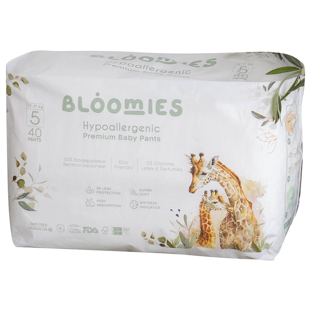 Bloomies - Premium Baby Pants - 12-17 kg - Size 5 - 40pcs