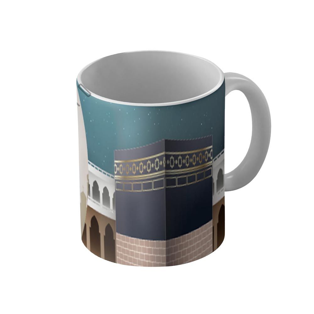 Zayoshe - Hajj Mubarak Personalized Mug - White