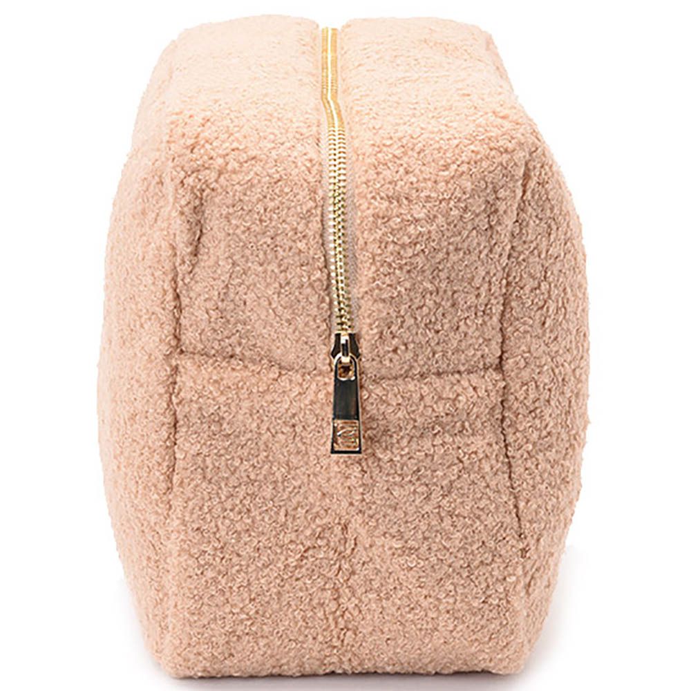 The Happy Tribe - Personalized Large Pouch - Beige Teddy 