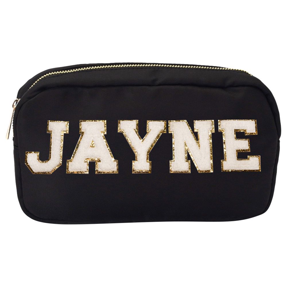 The Happy Tribe - Personalized Medium Pouch - Black 