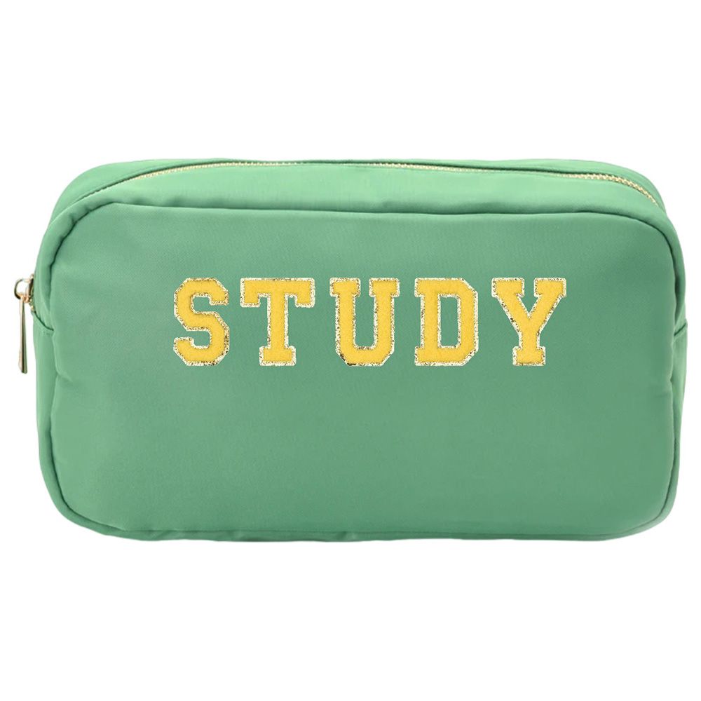 The Happy Tribe - Personalized Medium Pouch - Clover Green