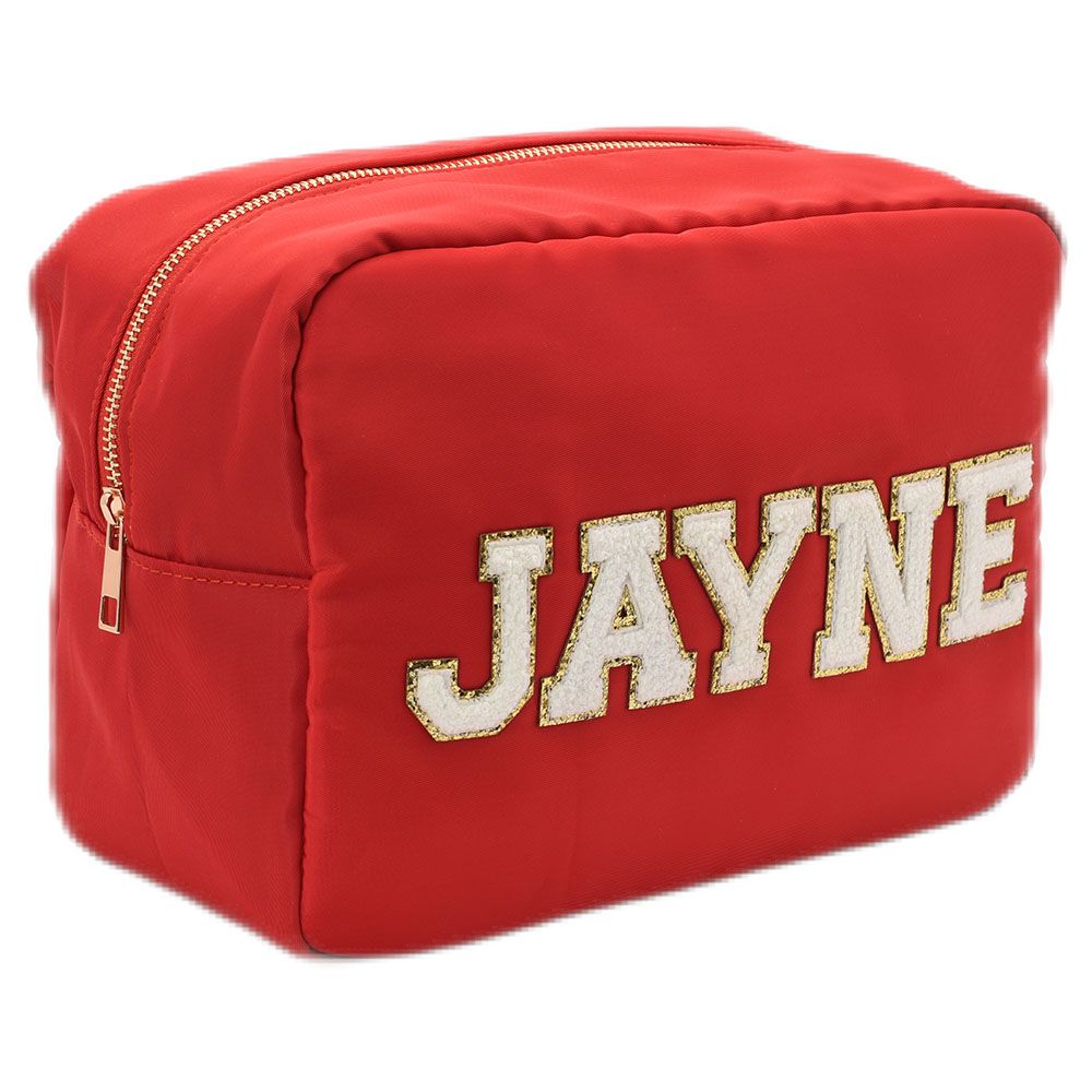 The Happy Tribe - Personalized Medium Pouch - Red 