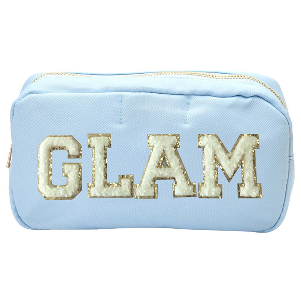 The Happy Tribe - Personalized Small Pouch - Baby Blue 