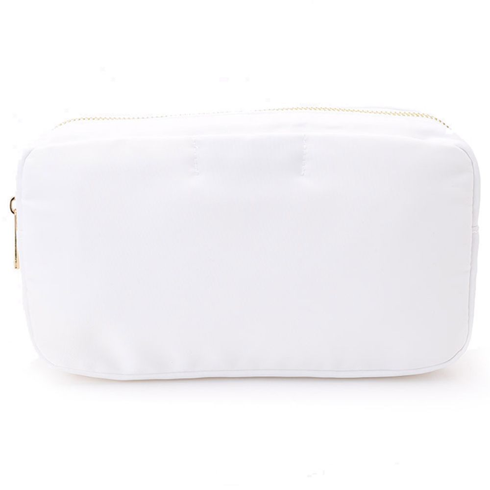 The Happy Tribe - Personalized Small Pouch - White 