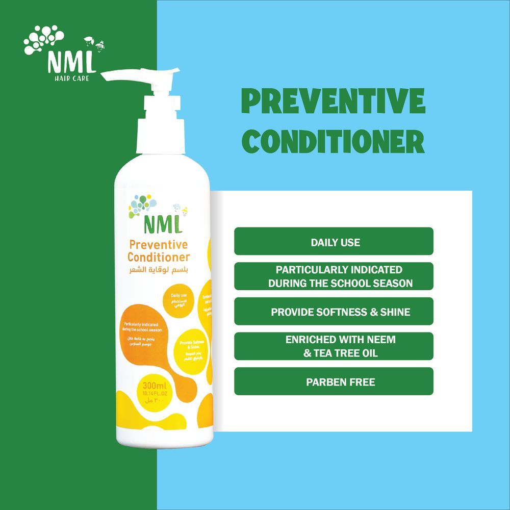 NML - Conditioner Paraben Free Preventive Lice Infestation - 300 ml