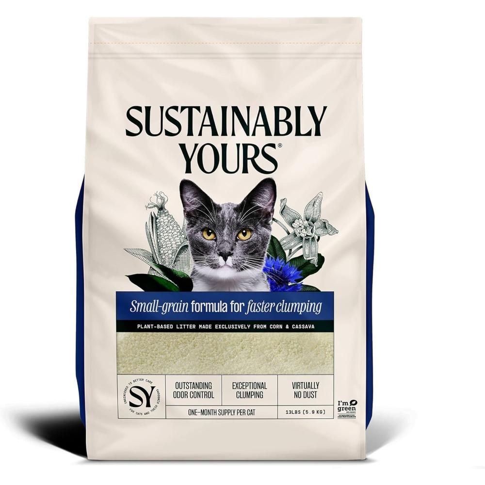 Sustainably Yours - Natural Cat Litter Plus - 13lb/6Kg