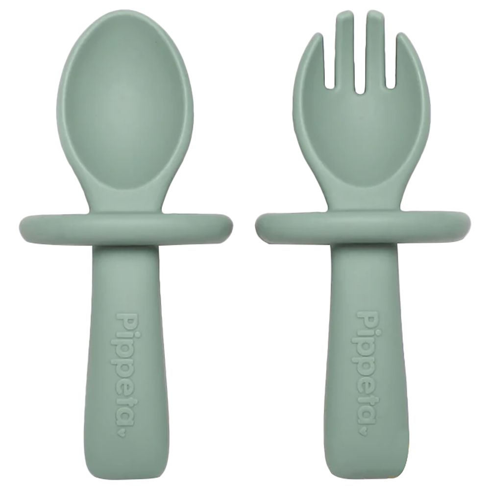 Pippeta - My 1st Spoon & Fork - Meadow Green