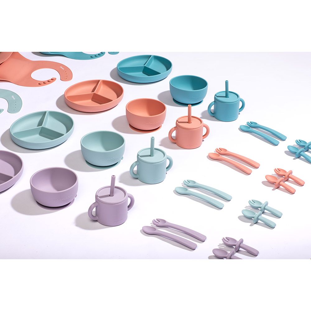 Pippeta - Silicone Spoon & Fork - Lilac