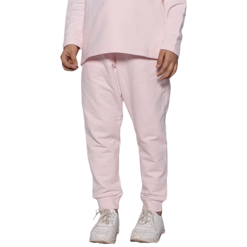 Prokids - 2pc-Set - Cozy Sweatshirt And Joggers - Light Baby Pink