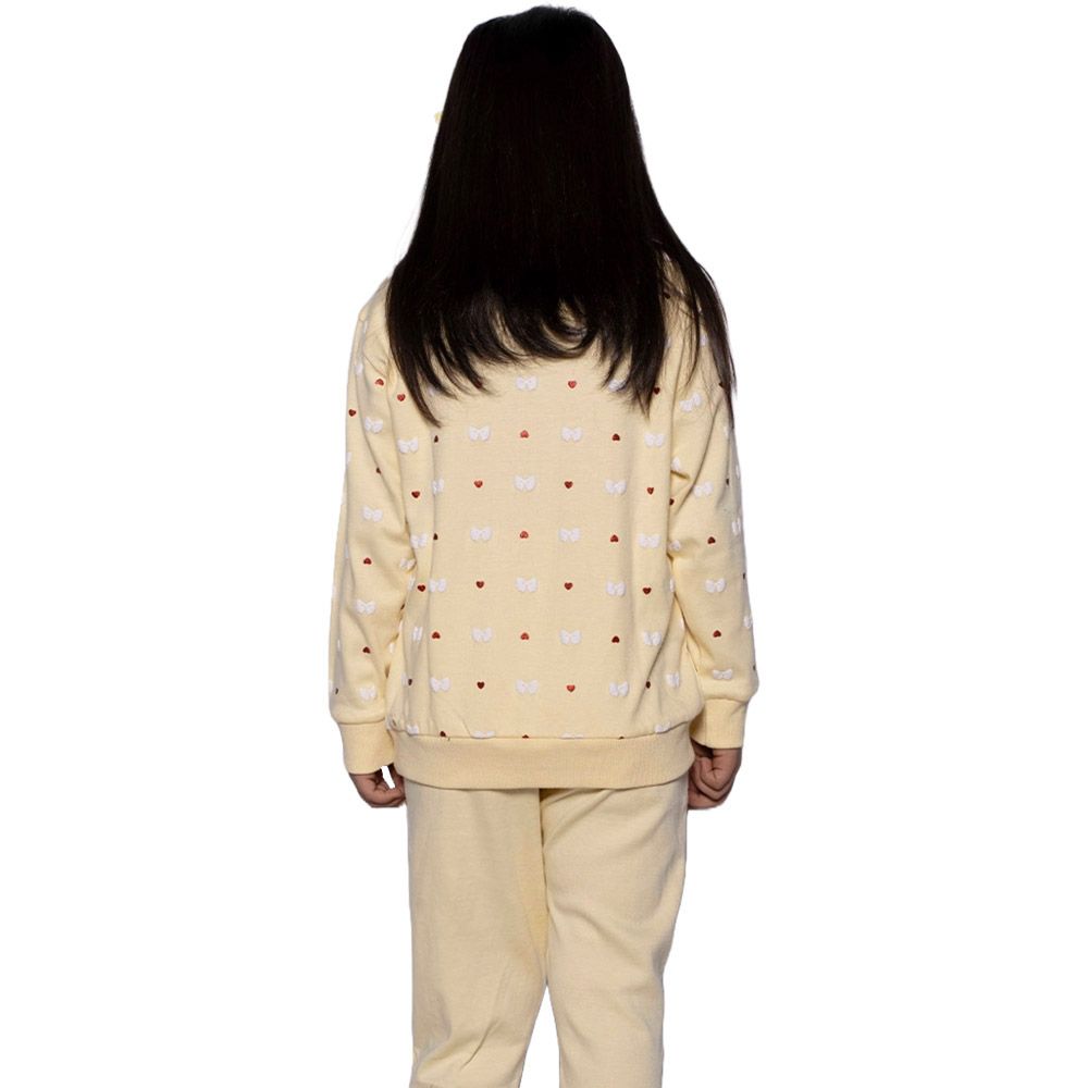 Prokids - 2pc-Set - Snug Sweatshirt And Joggers - Yellow