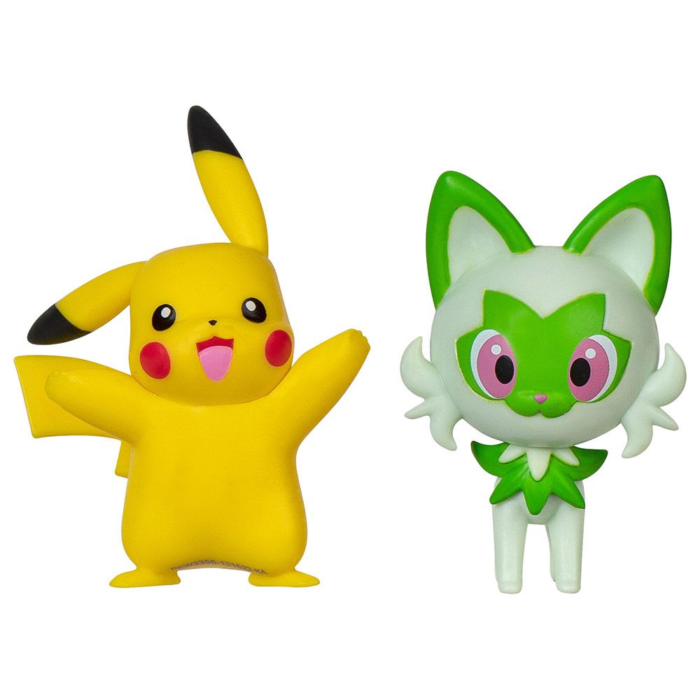 Pokemon - Battle Figure Pikachu & Sprigatito - 2pcs