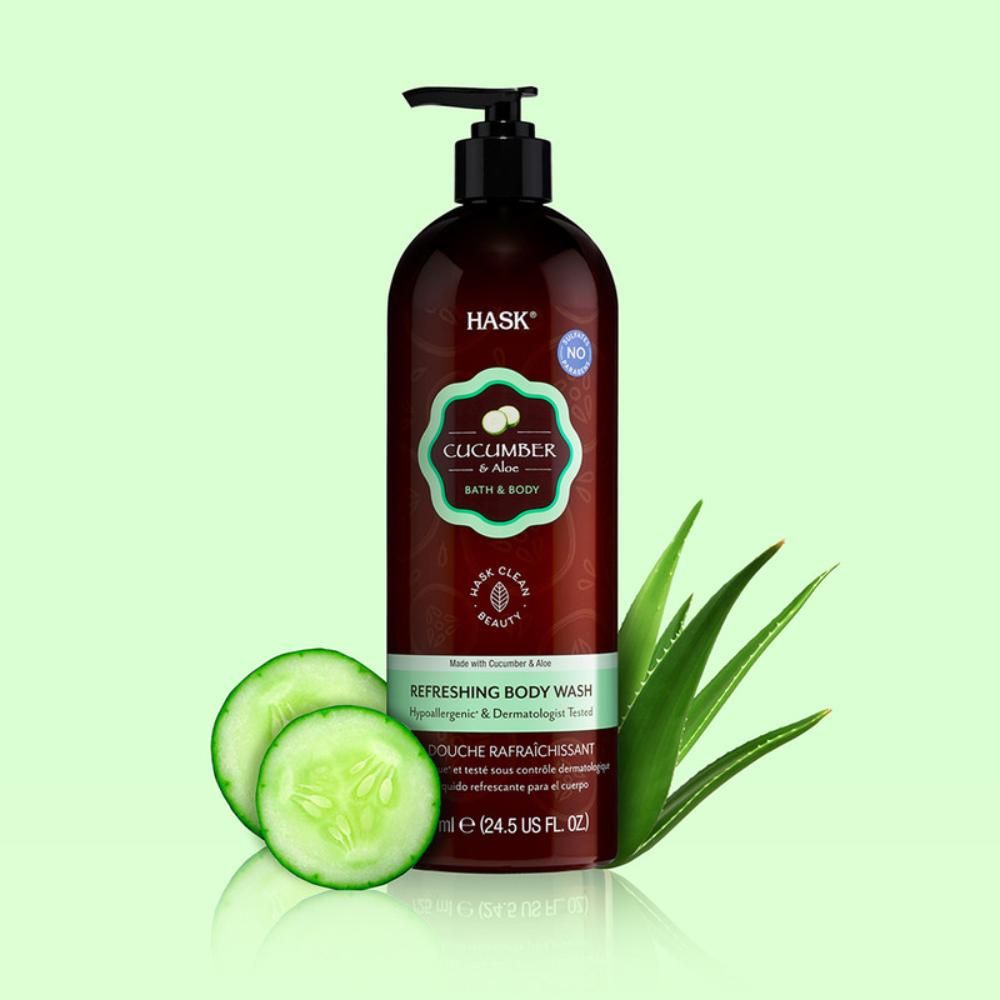 Hask - Cucumber & Aloe Refreshing Body Wash 725ml