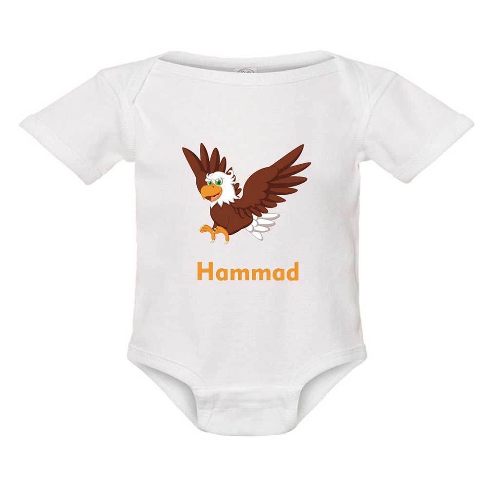 Pikkaboo - Personalized Baby Bodysuit - White