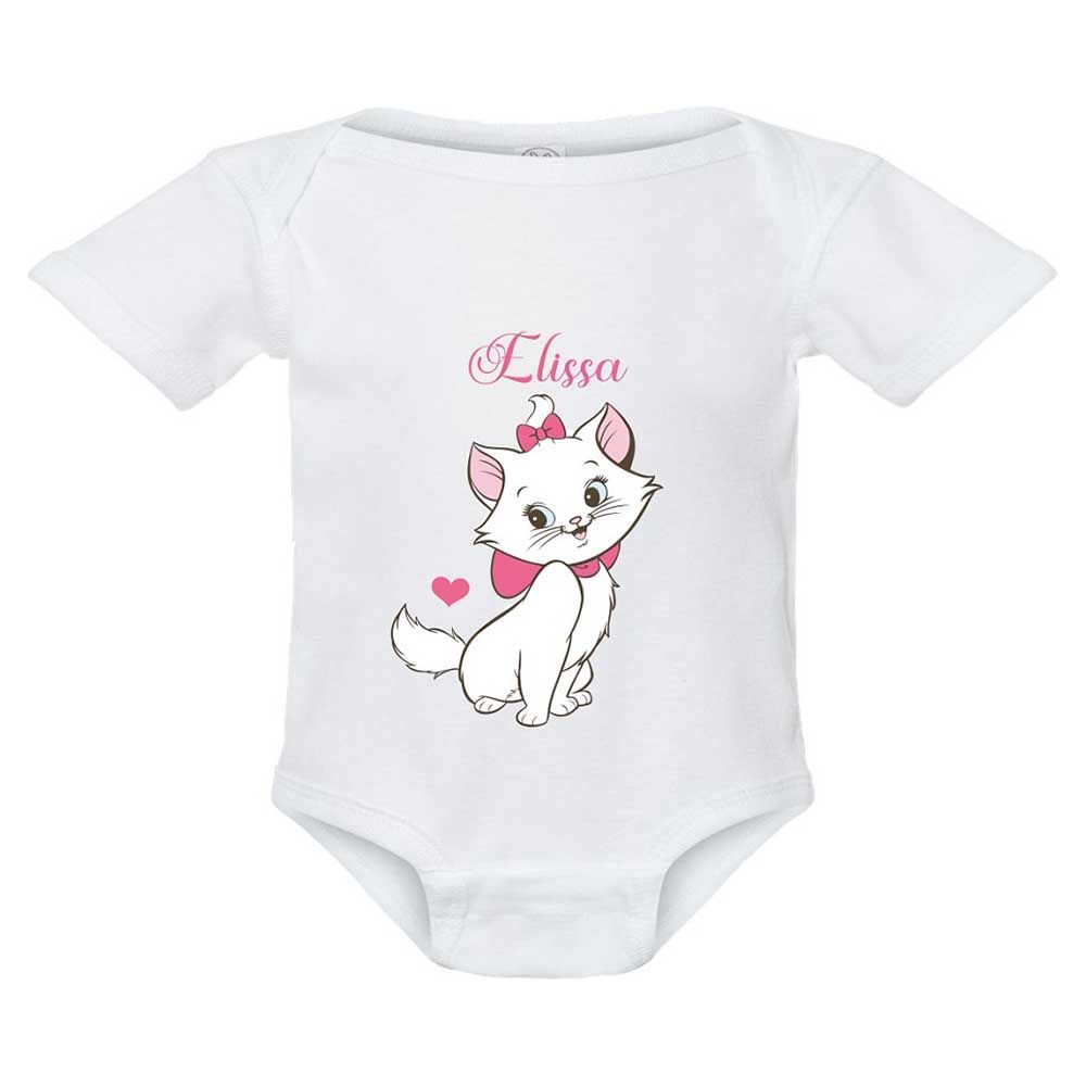 Pikkaboo - Personalized Baby Bodysuit - White