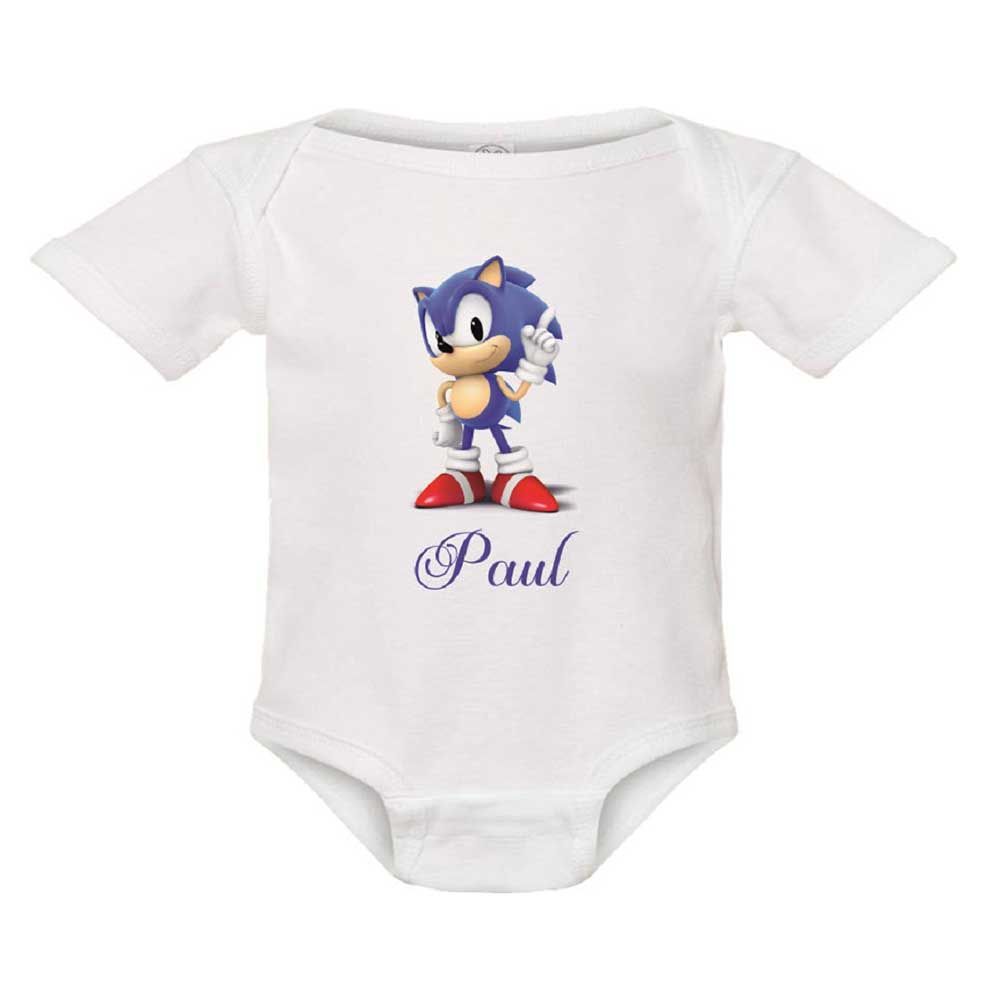 Pikkaboo - Personalized Baby Bodysuit - White