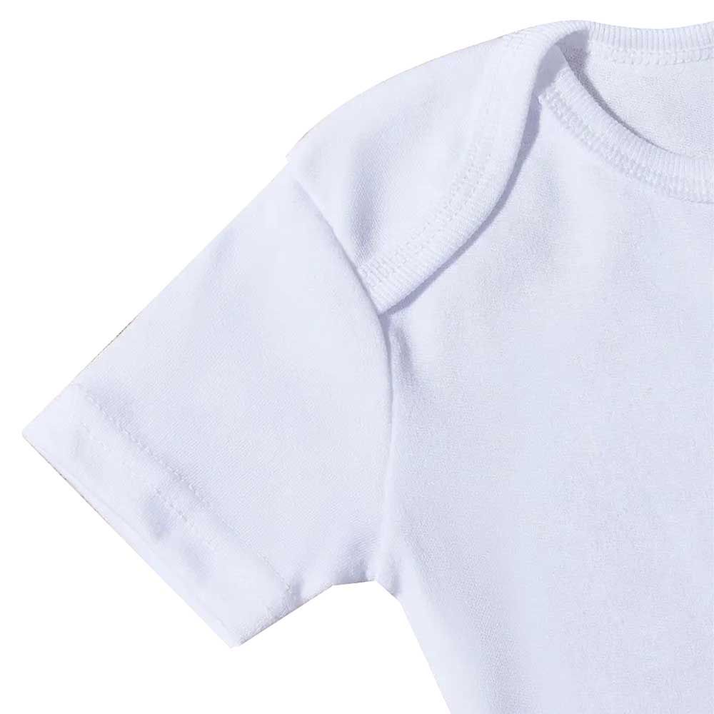 Pikkaboo - Personalized Baby Bodysuit - White