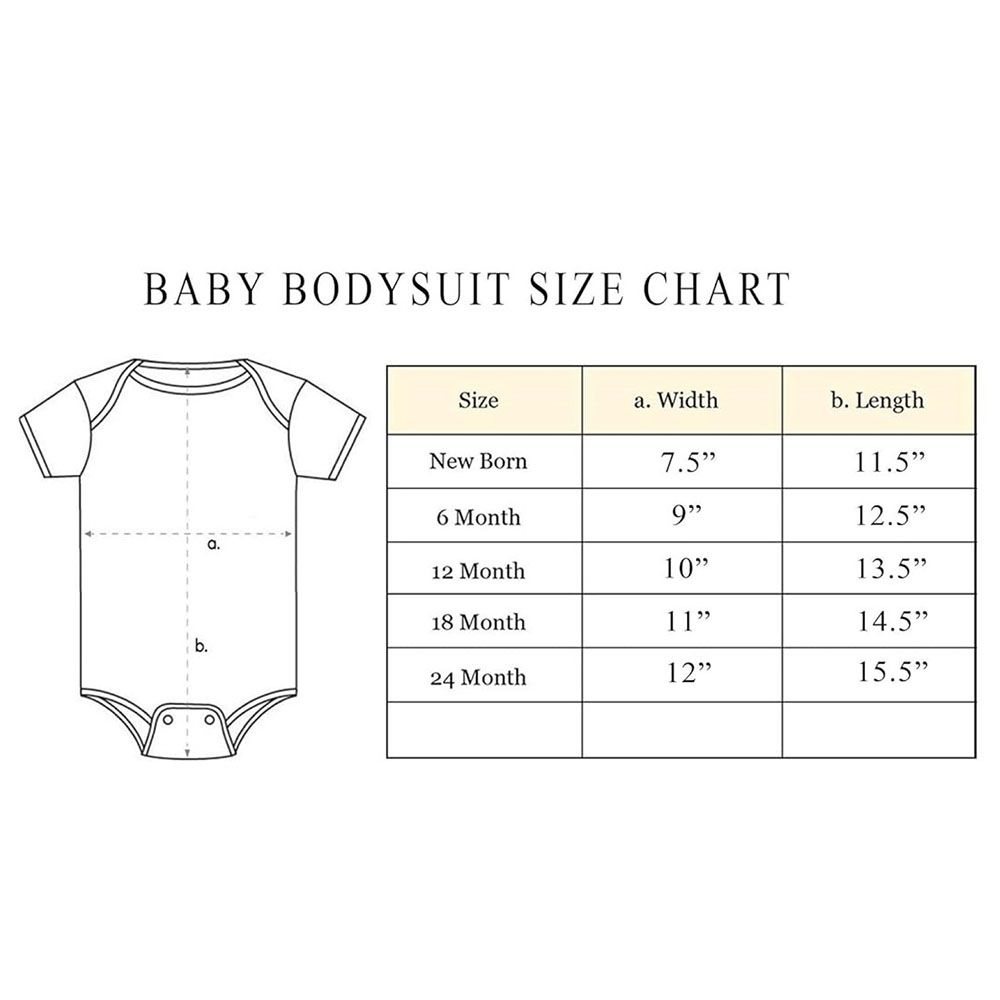 Pikkaboo - Personalized Baby Bodysuit - White