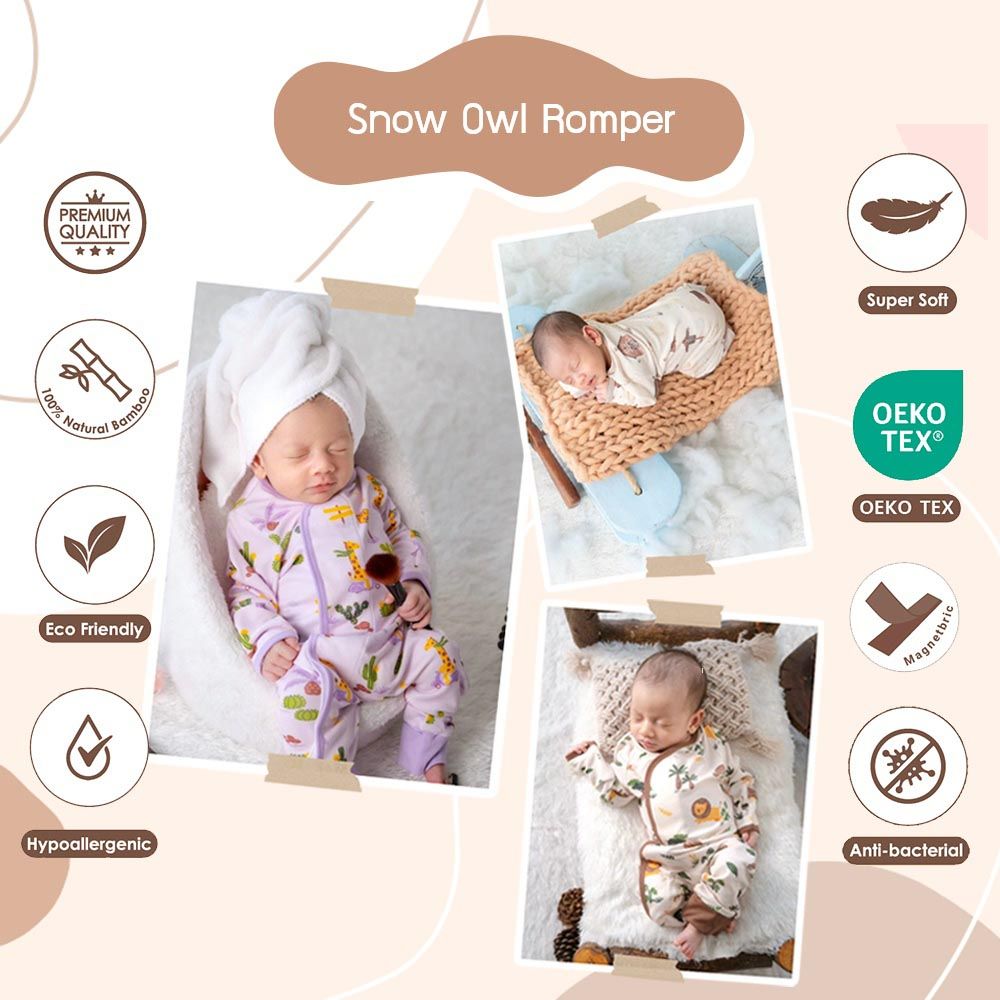 Snow Owl - Romper - Little Koala