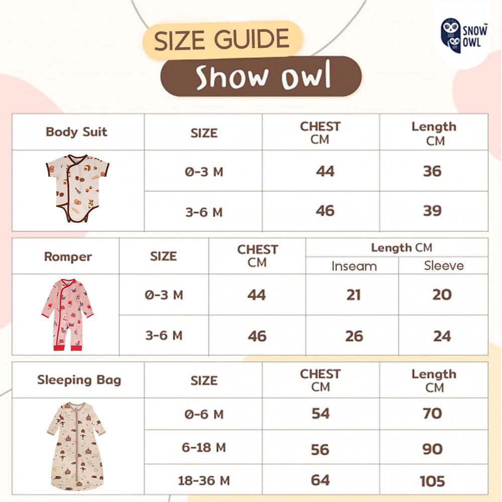 Snow Owl - Romper - Desert Giraffe