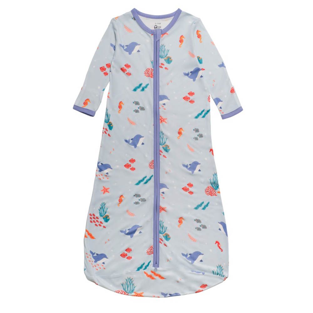 Snow Owl - Long Sleeve Sleeping Bag - Dolphin Ocean