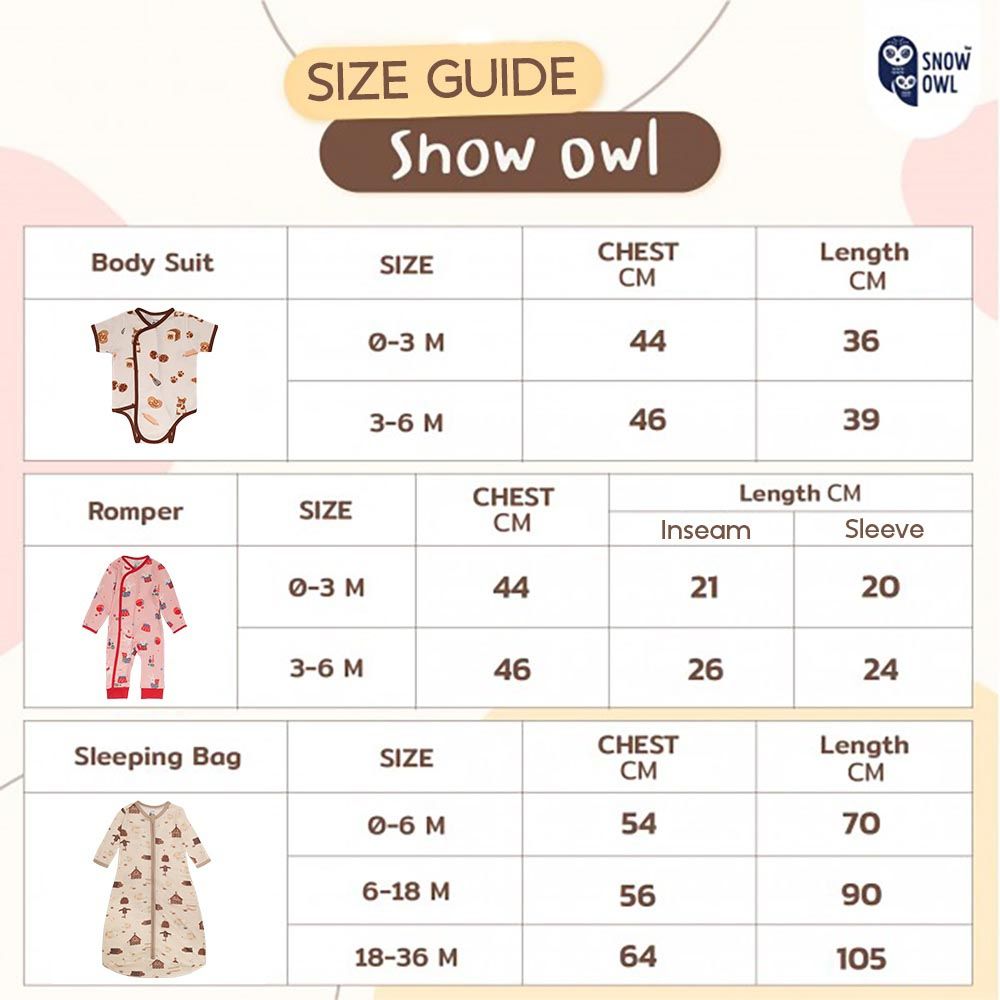 Snow Owl - Long Sleeve Sleeping Bag - Shiny Unicorn