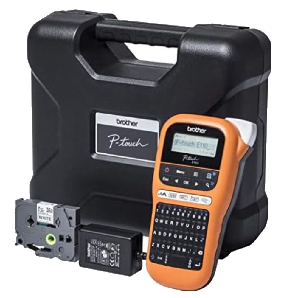 Brother - Industrial Label Printer PTE-110VP - Orange