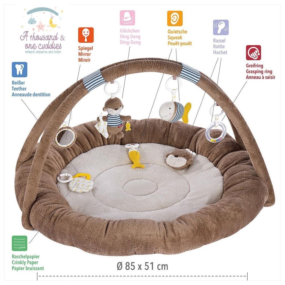 A Thousand & One Cuddles - 3-D Activity Nest - Otter