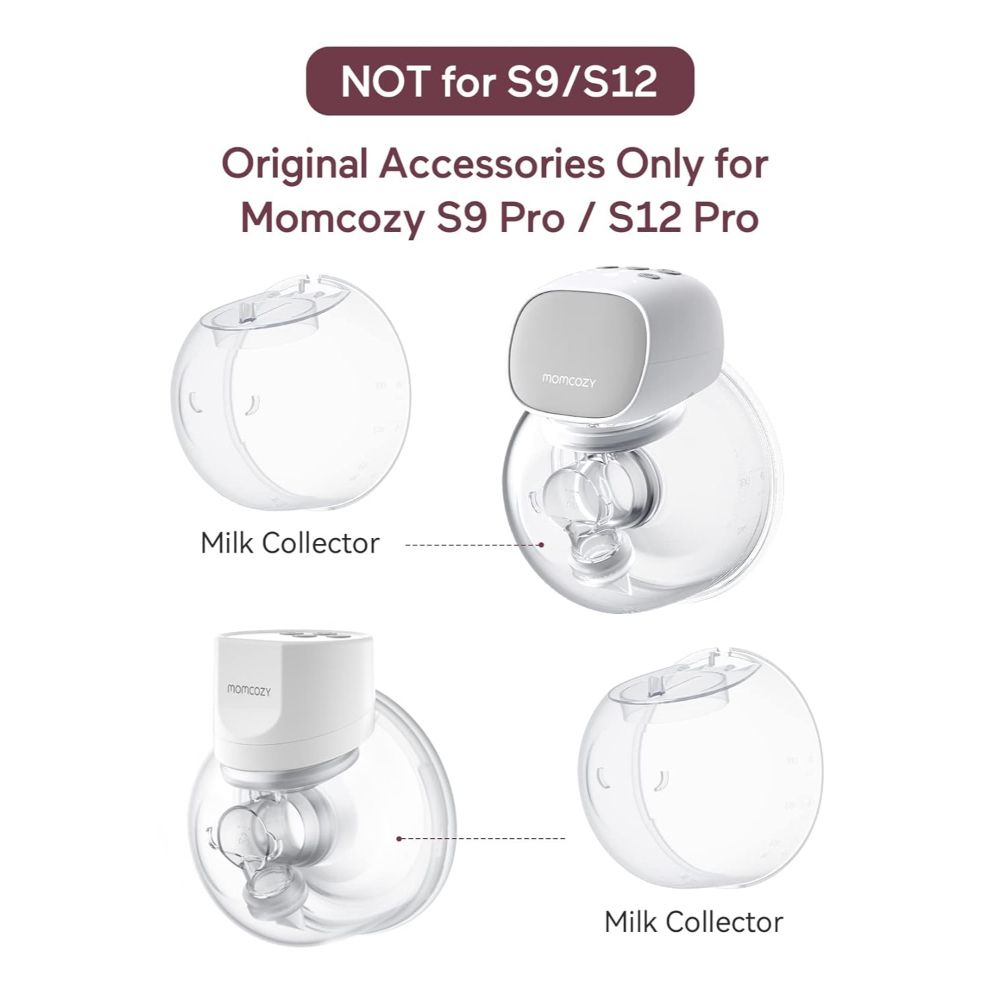 Momcozy - Milk Collection Container Cup Only For S12 Pro - Clear