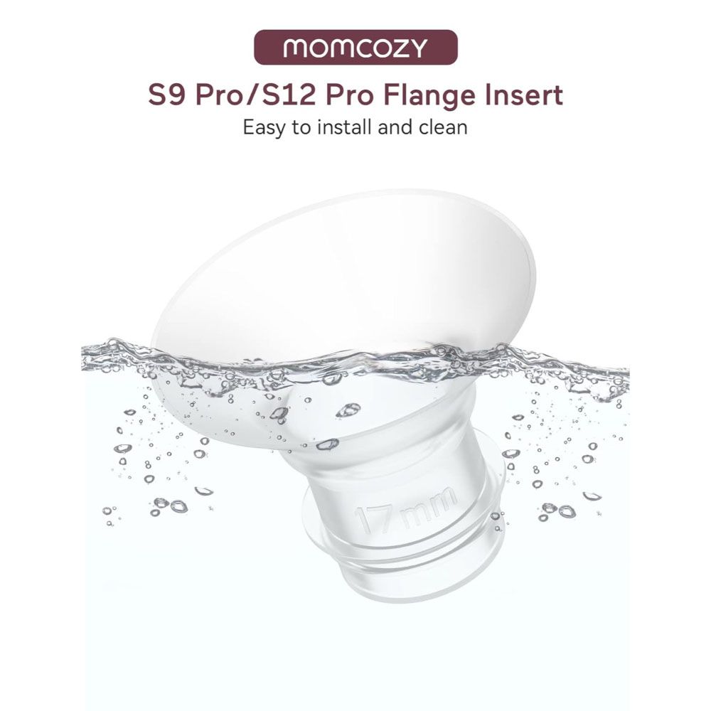 Momcozy - Flange Insert Only For S12 Pro Breast Pump - White - 19 mm