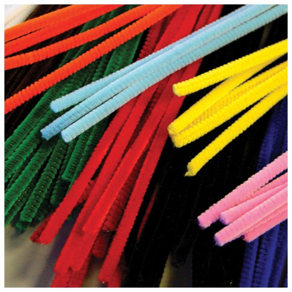 TTS - Mini Chenille Pipe Cleaners - 15 cm - 1000pcs - Style May Vary