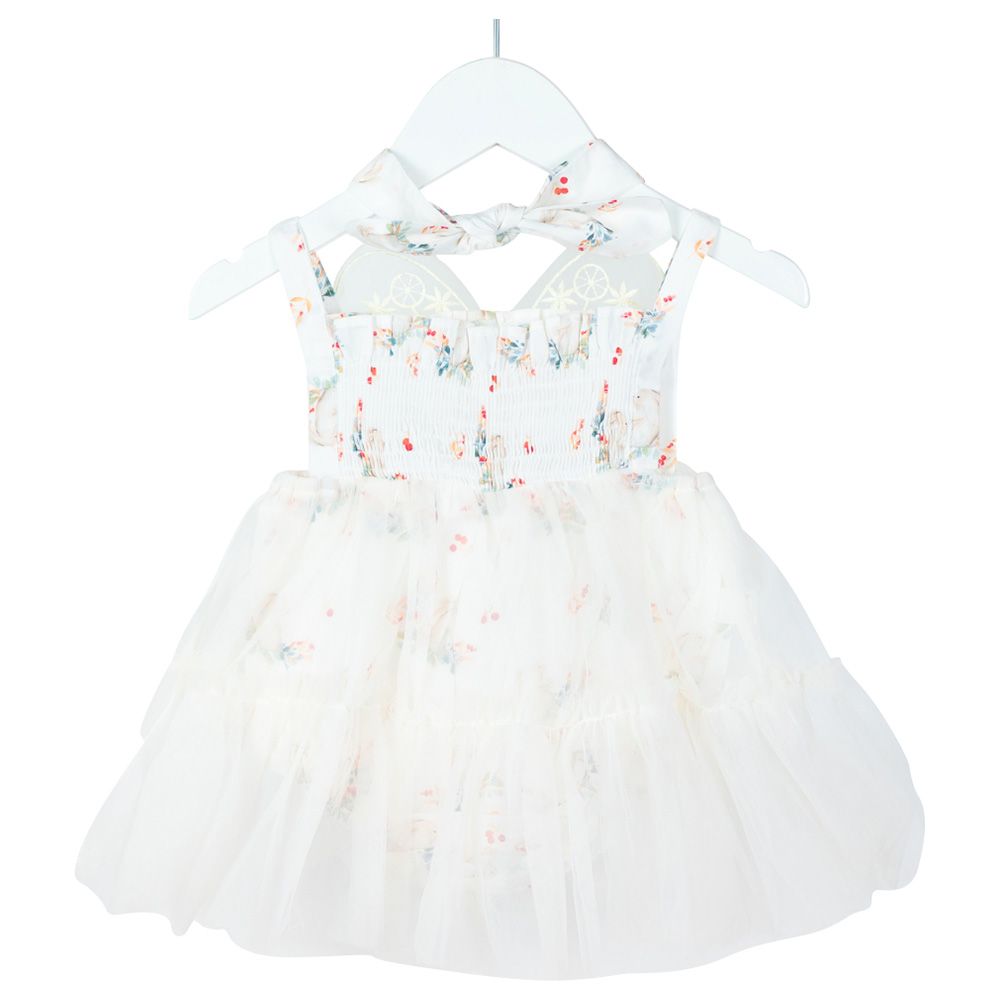 Vanya's Closet - Maisie Butterfly Tulle Romper - White