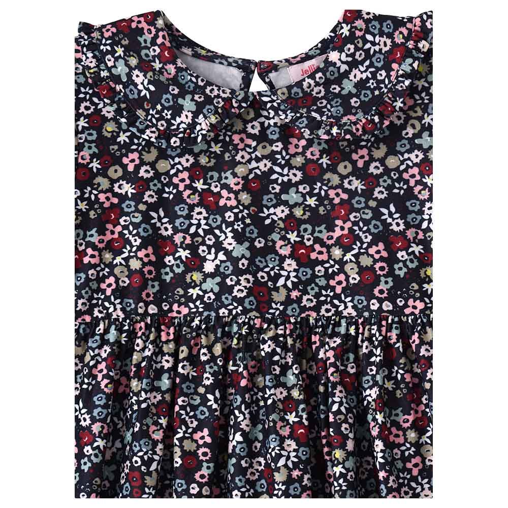 Jelliene - Floral Aop Knit Dress