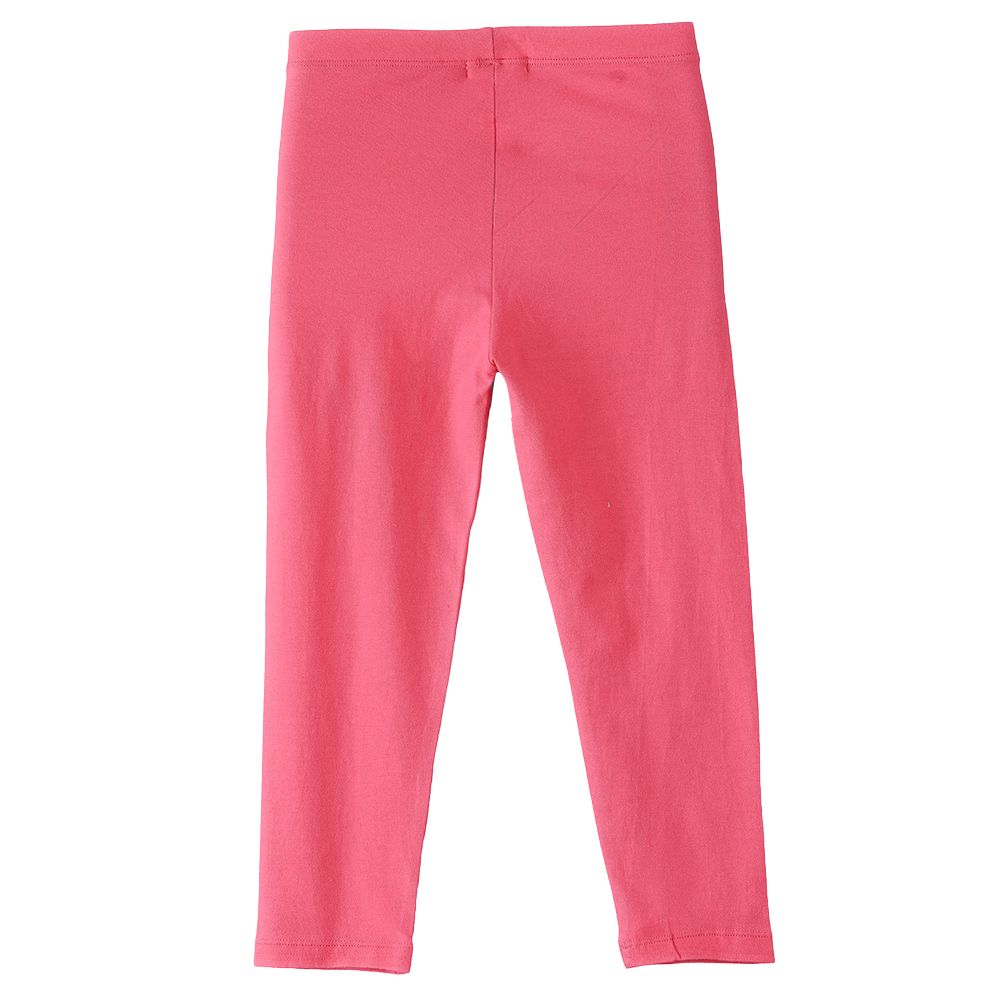 Jelliene - Girls Comfortable Cotton Leggings - Pink