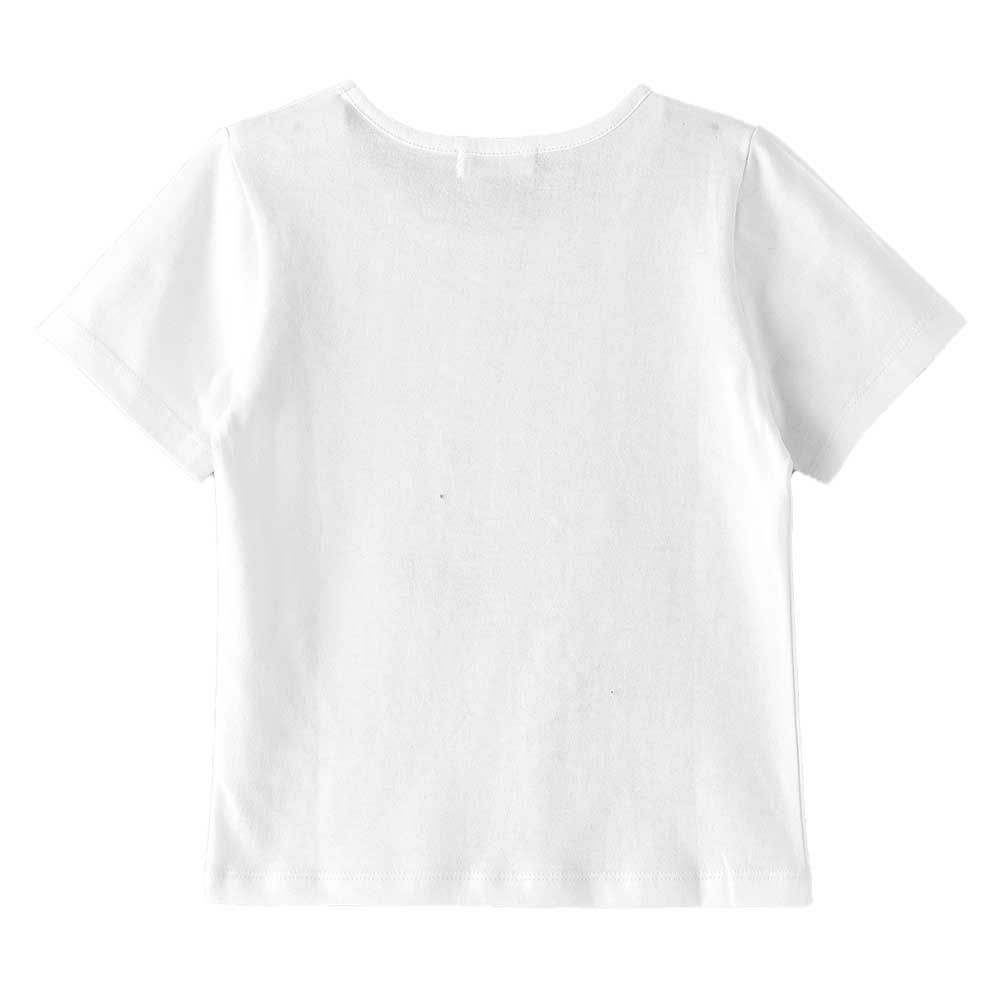 Jelliene - Girls Soft & Comfortable Cotton T-Shirt - White