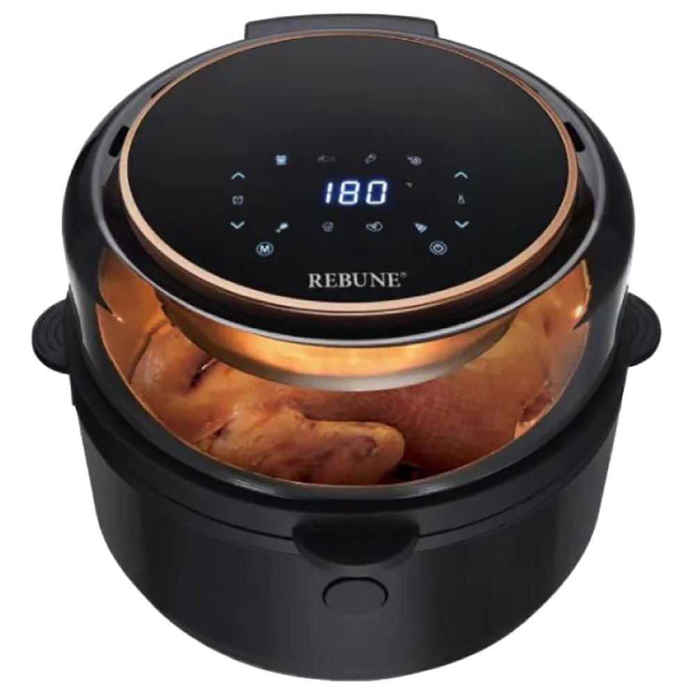 Rebune - Air Fryer - Black - 1350 Watts - 5.5 L