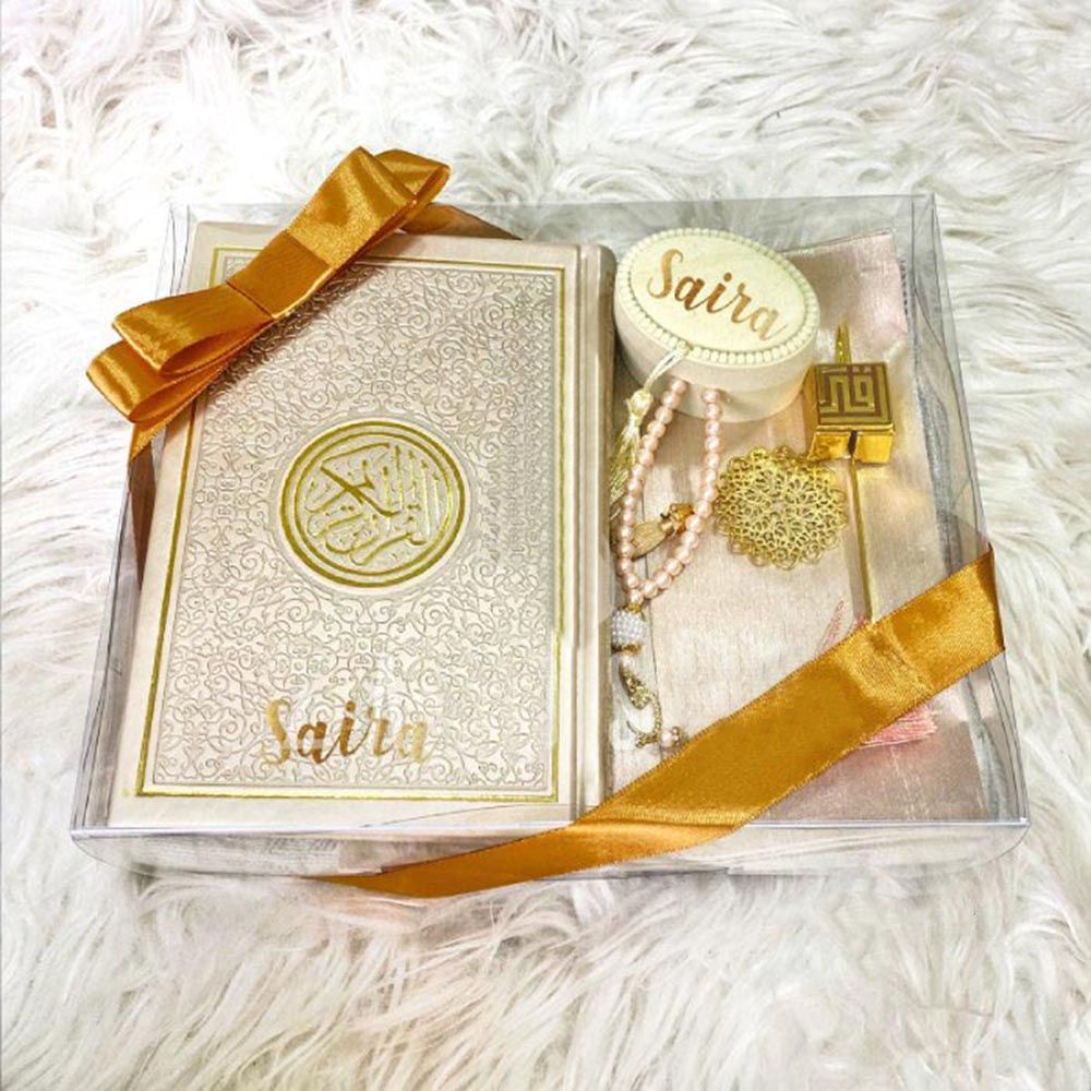 Zayoshe - Personalized Islamic Gift Set - Beige - 5pcs