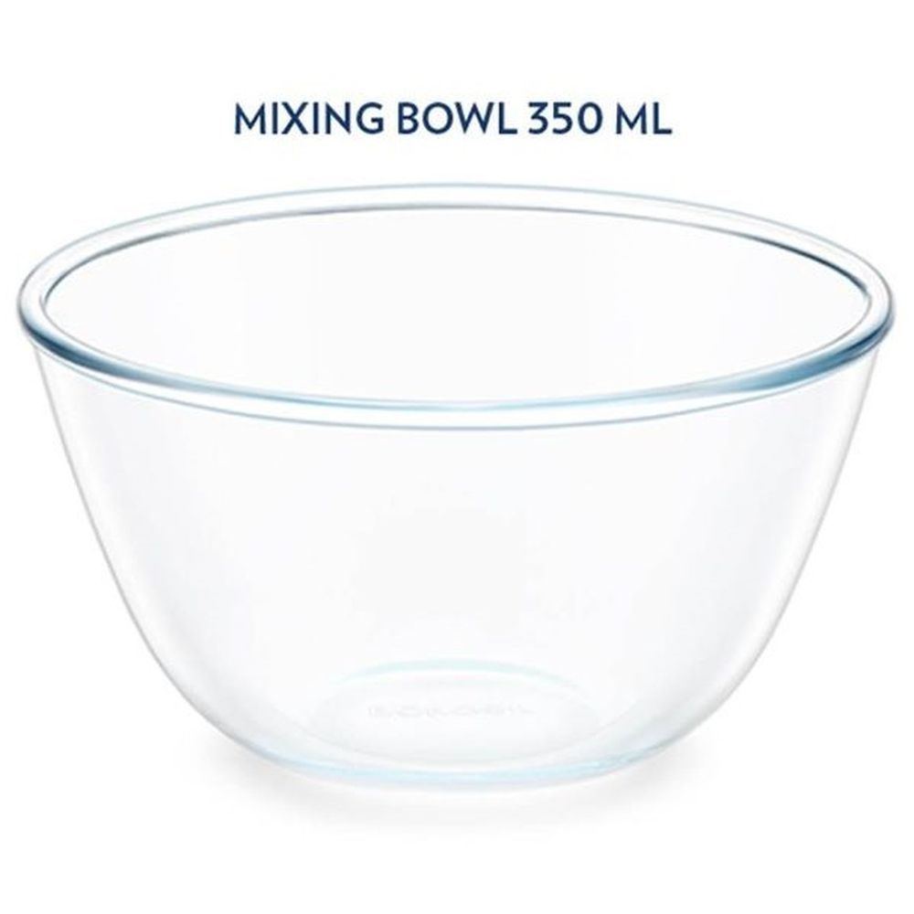 Borosil - Icate Round Glass Mixing Bowl - 350 ml