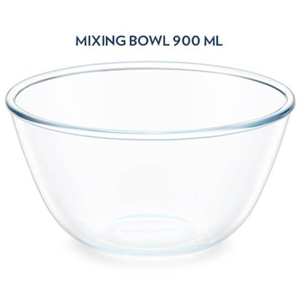 Borosil - Icate Round Glass Mixing Bowl - 900 ml