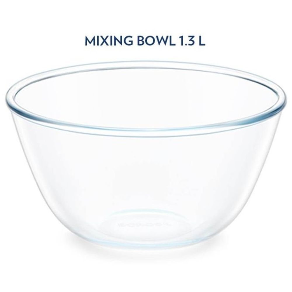 Borosil - Icate Round Glass Mixing Bowl - 1.3 L