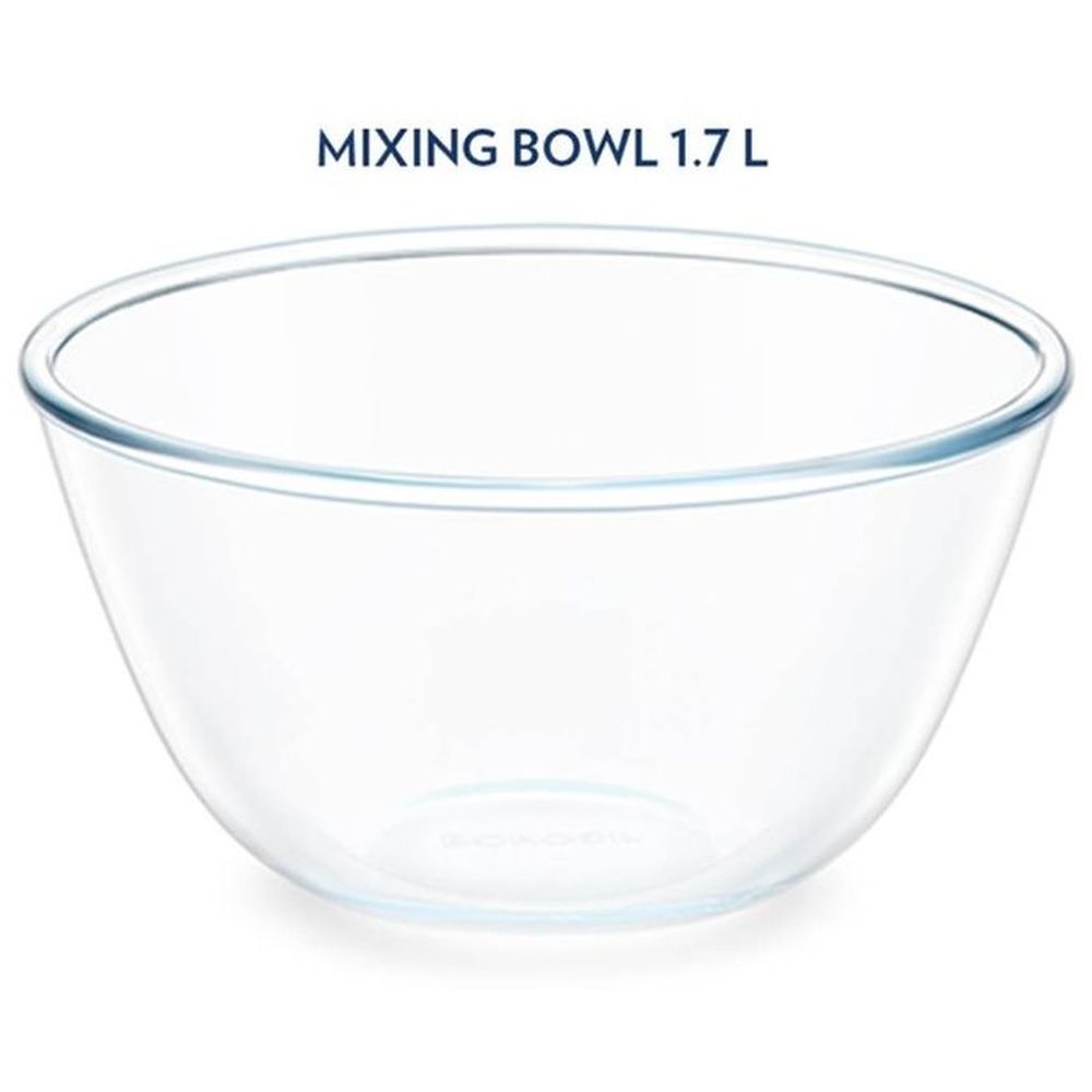 Borosil - Icate Round Glass Mixing Bowl - 1.7 L