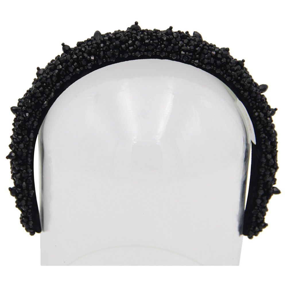 D' Daniela - Girls Monalisa Headband - Black Stones