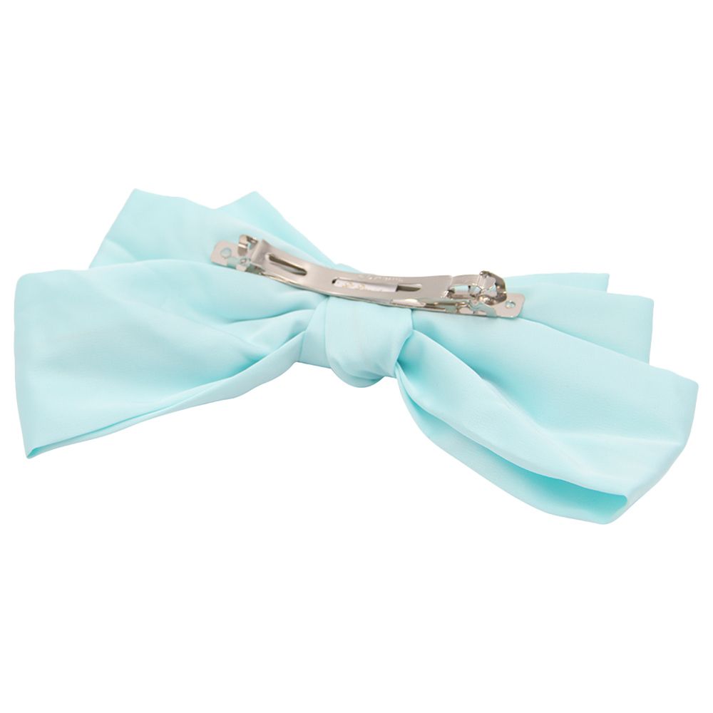 D' Daniela - Large Hair Barrete Bow Hair Clip - Tiffany