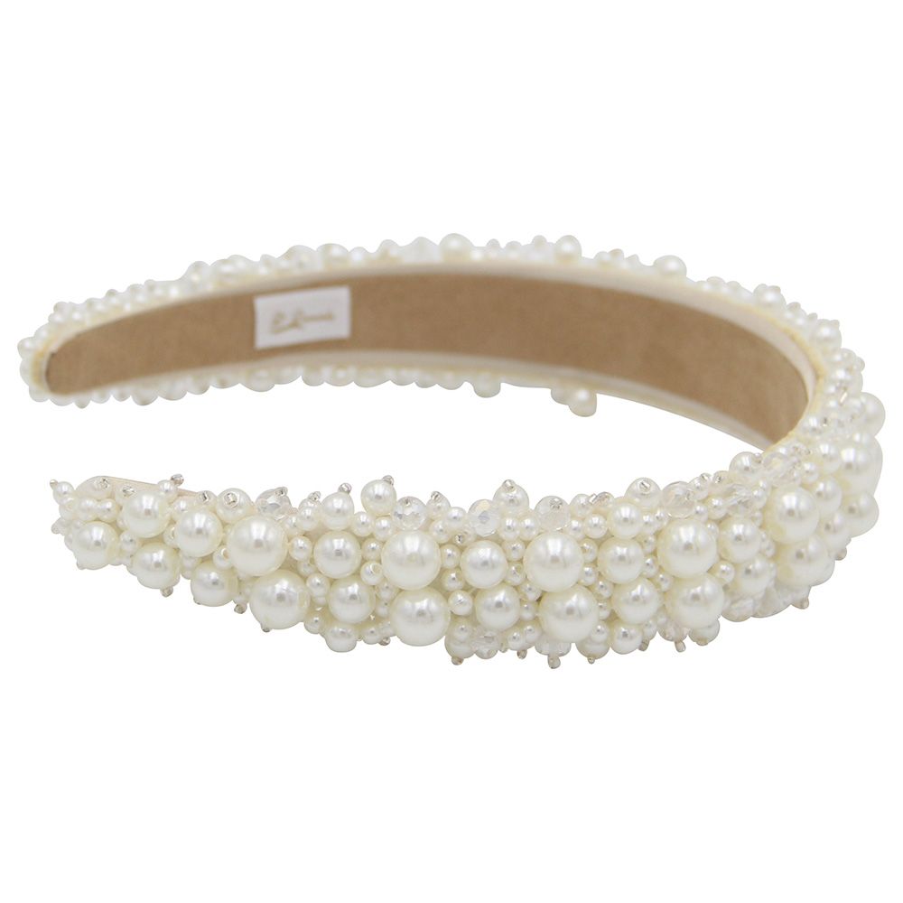 D' Daniela - Girls Olivia Headband - Beige